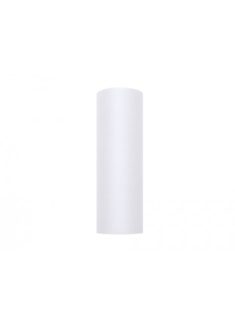 Tul blanco en rollo 15cmX9m - Disfraces Ducaval