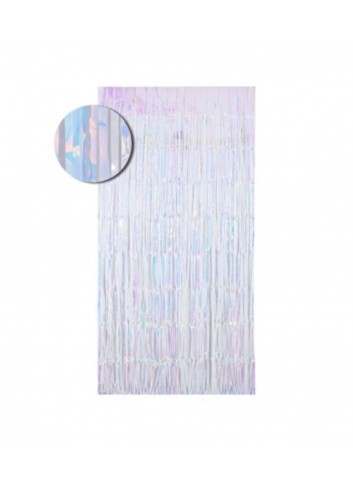 Cortina de flecos iridiscente 1x2m. Ducaval 24-48 h envios