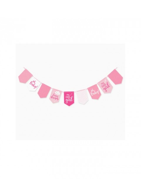 Guirnalda baby shower girl 4.2 metros