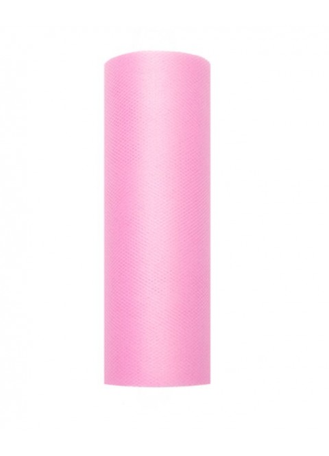 Tul rosa baby en rollo de 15cmX9m - Disfraces Ducaval