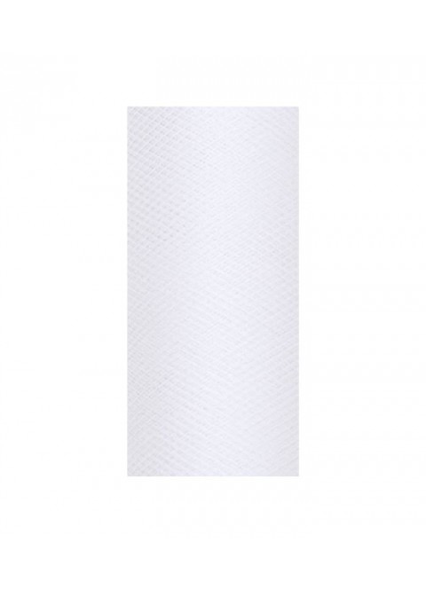 Tul blanco en rollo 30cmX9m - Disfraces Ducaval
