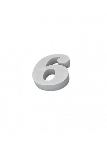 Número 6 corcho 100X40mm