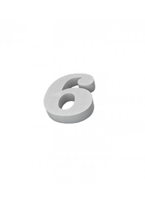 Número 6 corcho 100X40mm