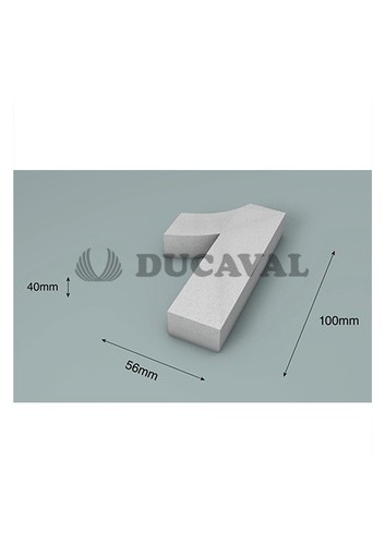 Número 1 corcho 100X40mm - Disfraces Ducaval