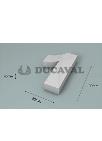 Número 1 corcho 100X40mm - Disfraces Ducaval