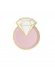 Plato forma diamante 15.5x26.5cm 6 unidades