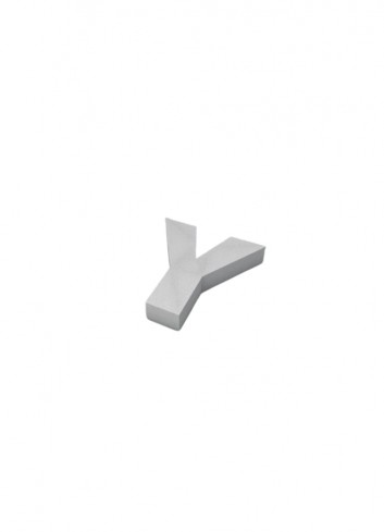 Letra Y corcho 100X40mm - Disfraces Ducaval