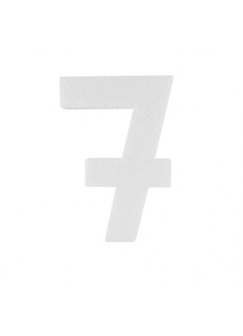 Número 7 corcho - Disfraces Ducaval