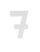 Número 7 corcho - Disfraces Ducaval