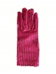 Guantes lentejuelas fucsia infantiles