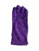 Guantes lentejuelas morados infantiles