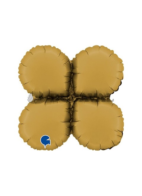 Base gotas maxi 26  dorado satinado