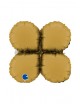 Base gotas maxi 26  dorado satinado