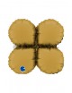 Base gotas maxi 26  dorado satinado