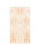 Cortina de flecos iridiscente naranja 1x2m