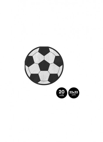 Servilletas de futbol 33x33| Ducaval | Envías 24/48 horas 
