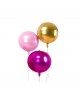 Globo foil balón rosa claro metalizado 40cm