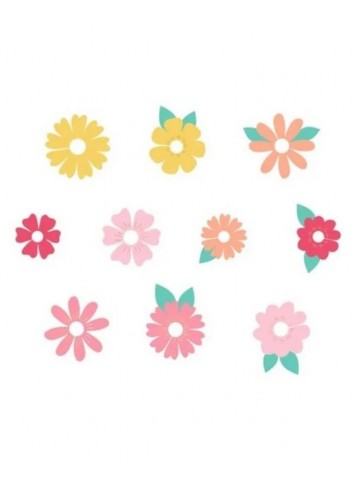 Tarjetas Identificación Vaso Flores - Disfraces Ducaval