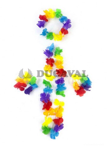 Conjunto collar hawaiano