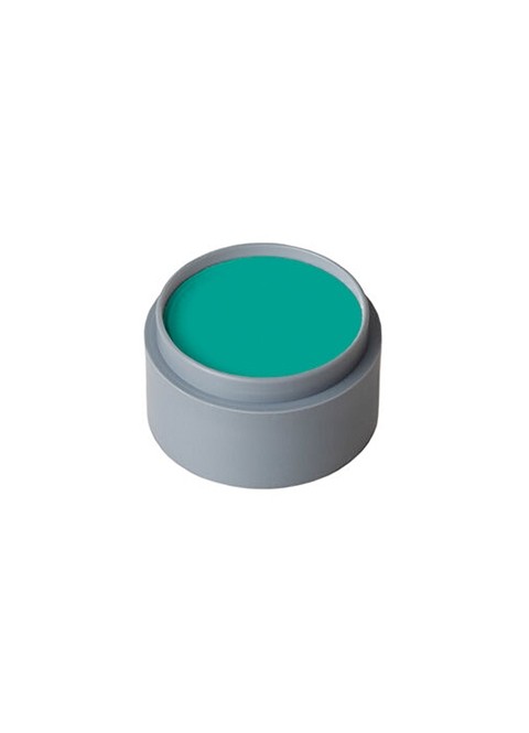 Maquillaje al agua verde turquesa claro