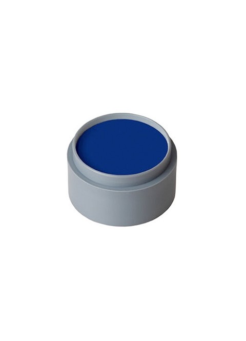 Maquillaje al agua azul osc
