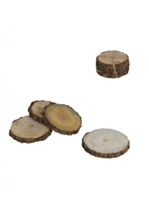 Posavasos madera 4ud 10cm | Ducaval | Envías 24/48 horas 