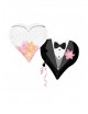 Globo foil doble corazón novios p35 | Ducaval | Envíos 24/48 horas
