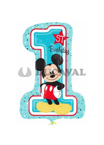 Globo foil happy birthday 1st mickey | Ducaval |