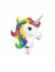 Globo foil figura unicornio arcoiris 83cm.