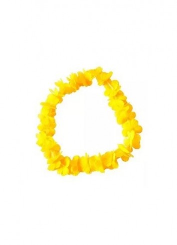 Collar hawaiano amarillo pequeño  | Ducaval | Envías 24/48 horas 