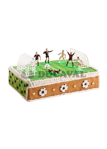 Kit futbolistas con porterías - Disfraces Ducaval