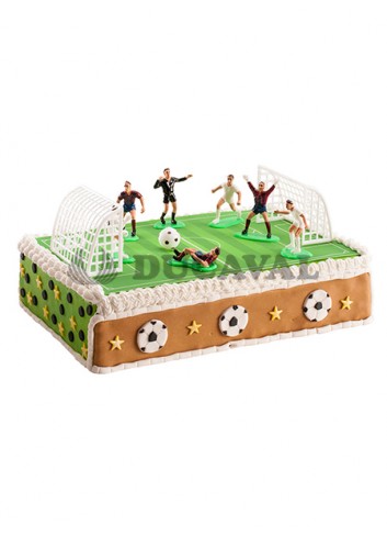 Kit futbolistas con porterías - Disfraces Ducaval
