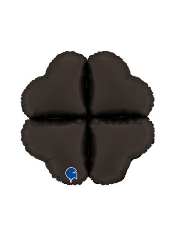 Base corazón foil mini 12" negro satinado | Ducaval | Envíos 24/48h