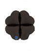 Base corazón foil mini 12" negro satinado | Ducaval | Envíos 24/48h