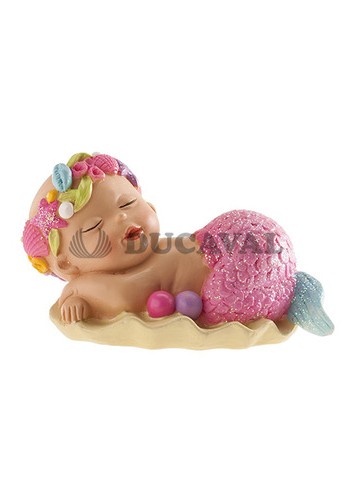 Figura bautizo niña sirenita 10cm - Disfraces Ducaval