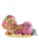 Figura bautizo niña sirenita 10cm - Disfraces Ducaval