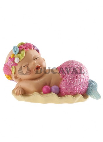 Figura bautizo niña sirenita 10cm - Disfraces Ducaval
