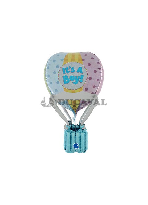Globo foil aeroestático boy 4D 1m