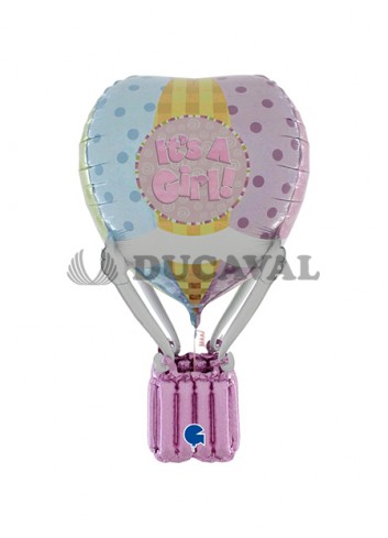 Globo foil aeroestático girl 4D 1m