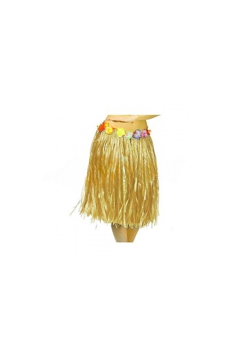 Falda Hawaiana 60cm  ¡Ideal para tu fiesta tropical! 