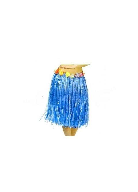 Falda Hawaiana 60cm azul | Envío Gratis 