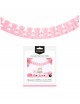 Guirnalda papel osito Teddy rosa pastel
