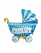 Globo poliamida carrito bebé IT´S A BOY 98cm