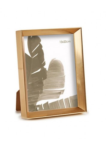 Portafoto plástico moldulra oro 15x20cm - Disfraces Ducaval