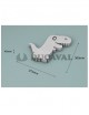 Corcho dinosaurio 30x4cm - Disfraces Ducaval