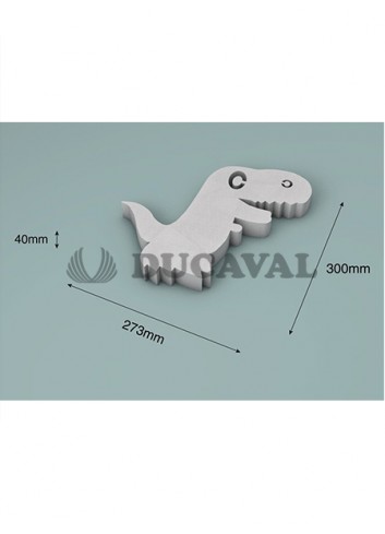 Corcho dinosaurio 30x4cm - Disfraces Ducaval
