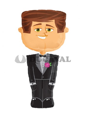 Globo foil figura novio airwalker