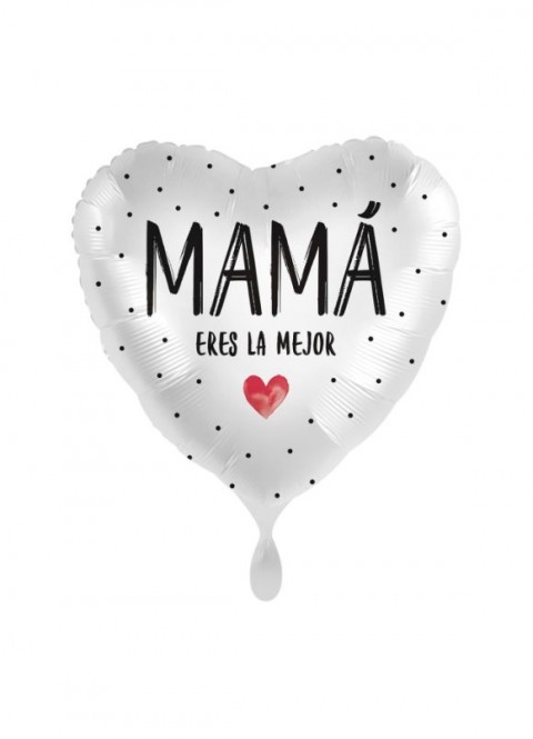 Globo Foil Corazón Mamá | Ducaval | Envíos 24/48h