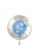 Globo foil MI PRIMERA COMUNIÓN paloma azul 17  43cm