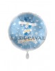 Globos foil COMUNIÓN azul 17  43cm